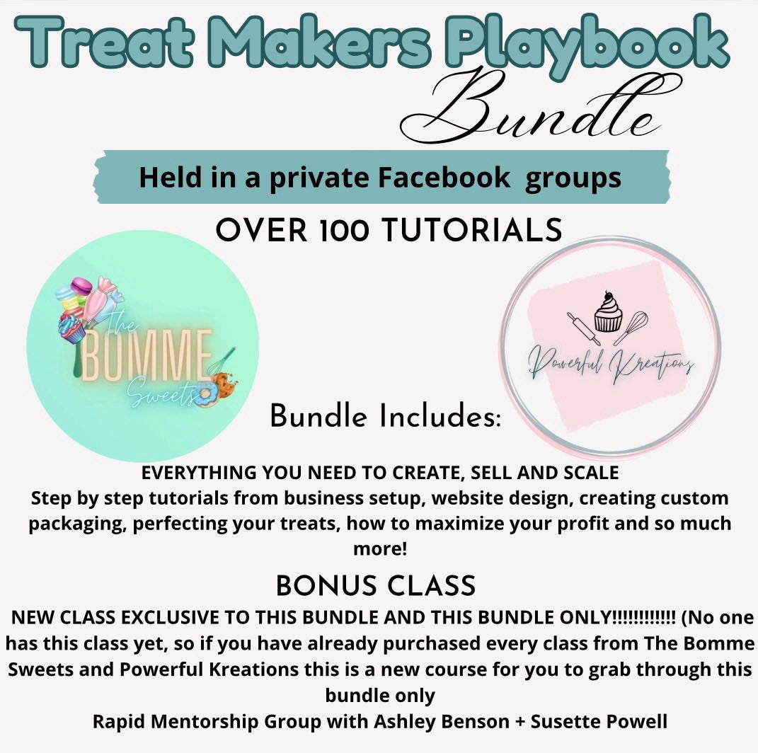 The Treat Maker's Play Book 100+ Tutorials