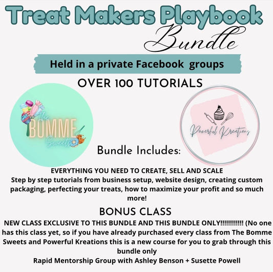 The Treat Maker's Play Book 100+ Tutorials