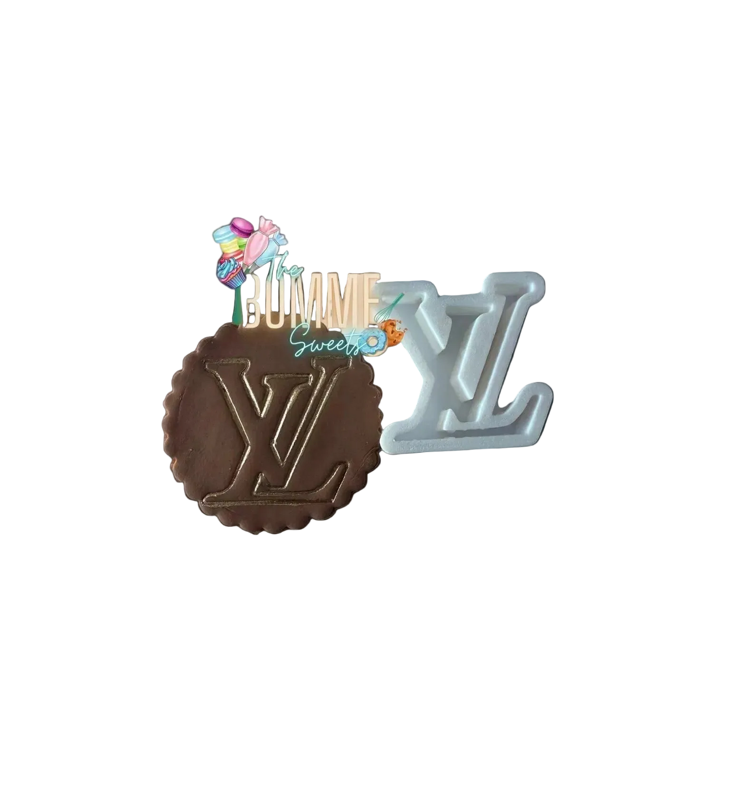 “LV” Fondant Stamp ONLY